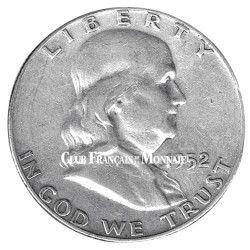1/2 Dollar Argent USA Benjamin Franklin