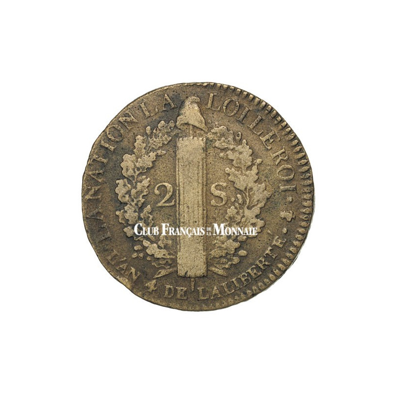 2 Sols Louis XVI - Trésor du Patrimoine
