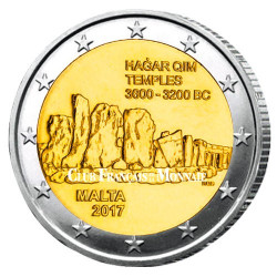 2 Euro Malte 2017 - Temples de Hagar Qim