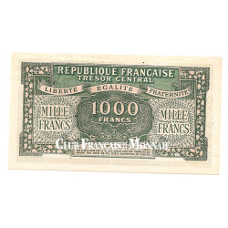 1000 Francs Marianne 1945 - Impression Anglaise