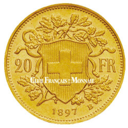 20 Francs Or Suisse 1897-1949 - Vrénéli