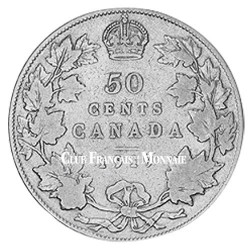 50 cent Argent Canada 1912-1919 - George V