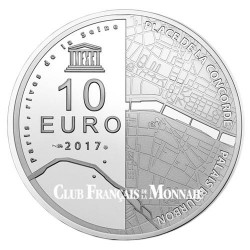 10 Euro Argent France BE 2017 - Concorde et Assemblée Nationale