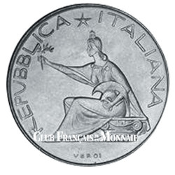 500 Lires Argent Italie 1961 - 100 ans de l'unité Italienne