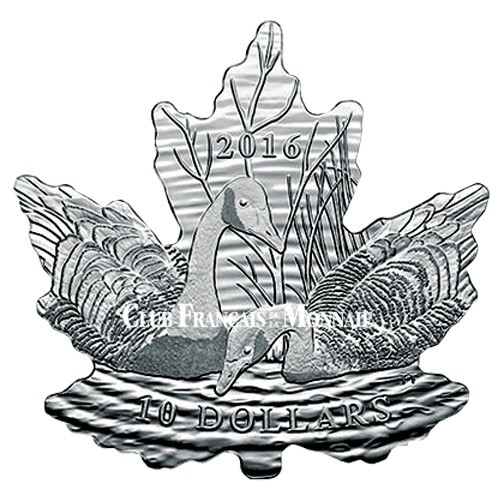 10 Dollar Argent Canada BE 2016 - Bernaches du Canada