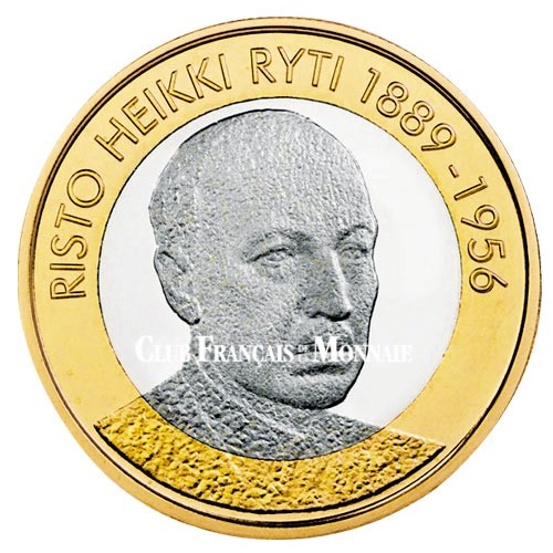 5 Euro Finlande 2017 - Président Finlandais Risto Ryti 5 Euro Finlande 2017 - Président Finlandais Risto Ryti