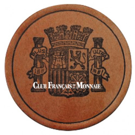 15 centimes carton Espagne 1937 - Monnaie de nécessité Nationaliste