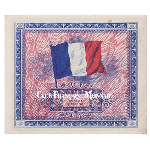 2 Francs Drapeau France 1944