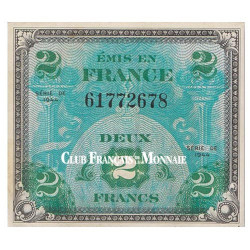 2 Francs Drapeau France 1944