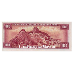 1 000 Soles Pérou 1975