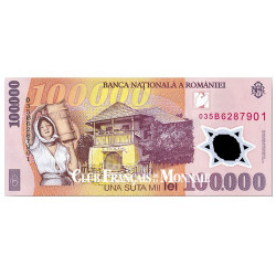 100 000 Lei Roumanie 2001 - Nicolae Grigorescu