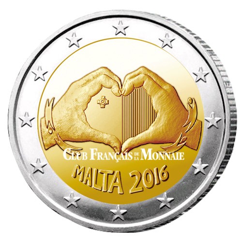 2 Euro Malte 2016 - Amour