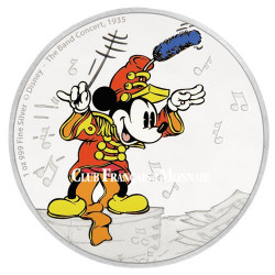 2 Dollars Argent BE 2016 colorisée - Le concert de Mickey