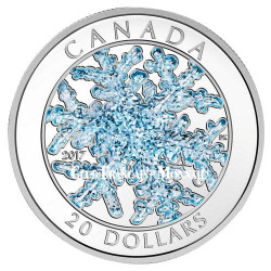 20 Dollars Argent Canada BE 2017 - Flocon de neige
