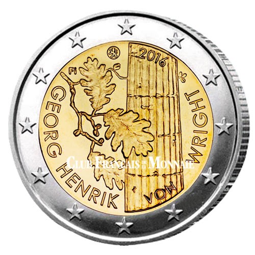 2 Euro Finlande 2016 - Georg Henrik Von Wright