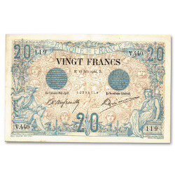 20 Francs “Noir”  type 1873