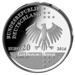 20 Euro Argent Allemagne BU 2016 - Ernst Litfass