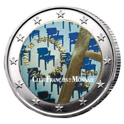 2 Euro Finlande 2014 colorisée - Ilmari Tapiovaara