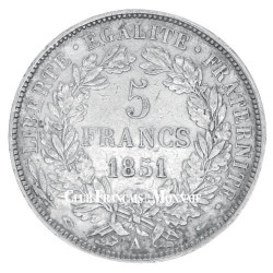 5 Francs Argent Cérès IIème République