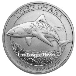 ½ Dollar Argent Australie BU 2016 - Requin tigre