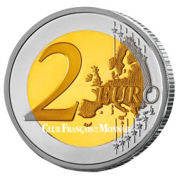 2 Euro Irlande 2016 colorisée - 100 ans de la proclamation  de la République d’Irlande