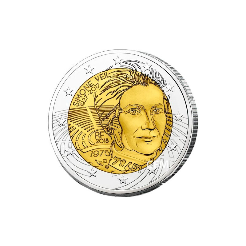 Piece 2 Euros Simone Veil 2018 2 Euro France 2018 - Simone Veil