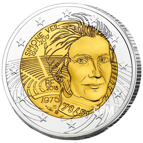 2 Euro France 2018 - Simone Veil