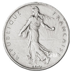 5 Francs Argent Semeuse 1962