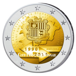 2 Euro Andorre BU 2015 - 25 ans de l’union douanière avec l’U.E.