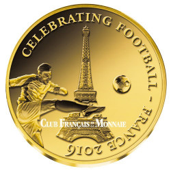 100 Francs CFA Or BE 2016 - Football en France