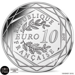 10 x 10 Euros Argent 2018 2ème série - Mickey et la France