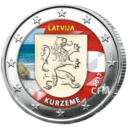 2 Euro Lettonie 2017 - Kurzeme