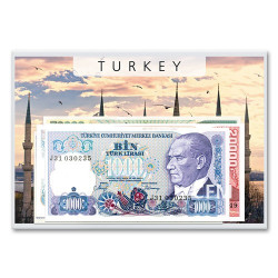 Set de 6 billets Turquie 1986-1997