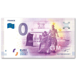 Billet Souvenir 0 Euro France 2018 - Champions du Monde