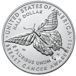 1/2 Dollars USA BU 2018 - Cancer du sein