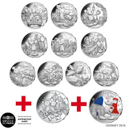 Mickey & la France - Série 2 Argent