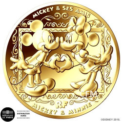 200 Euro Or France BE 2018 - Mickey & Minnie