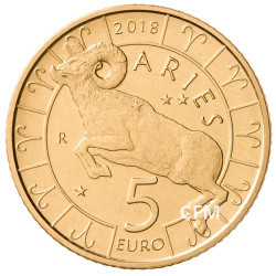 5 Euro Saint-Marin BU 2018 - Bélier