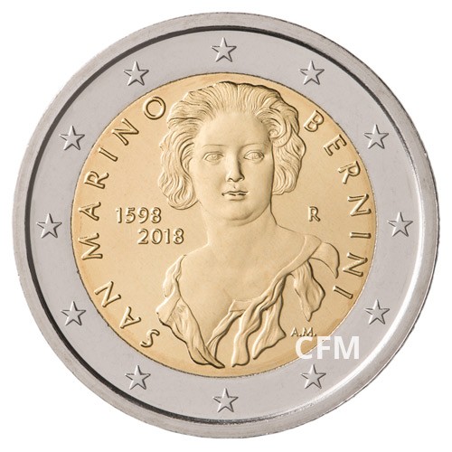 2€ Saint-Marin 2018 - 420 ans de G.L. Bernini