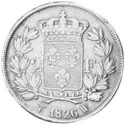 2 Francs Argent Charles X