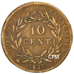 10 Centimes Charles X - Colonies françaises