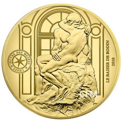 50 Euro Or France BE 2018 - Le Baiser