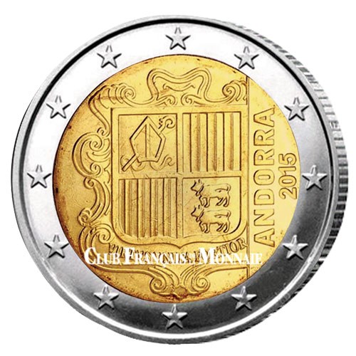 2 Euro Andorre 2015 - Armoiries