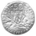 50 centimes Argent Semeuse 1913