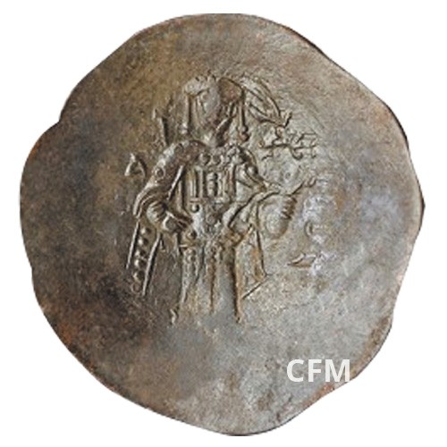 Aspron Trachy (Scyphate) - Empire Byzantin (1100-1200)