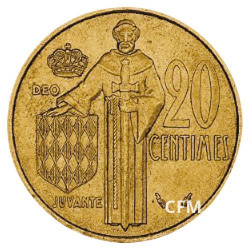 20 Centimes Monaco  1962-1995