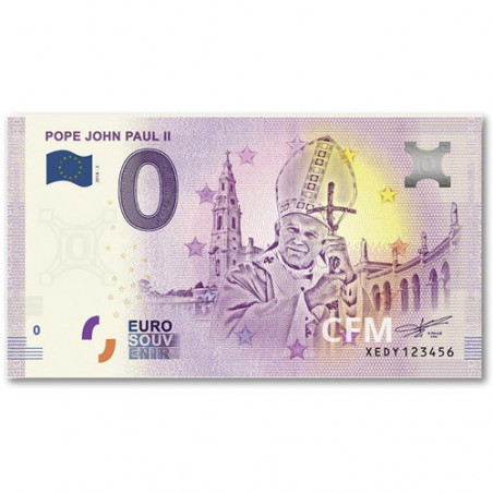 Billet souvenir 0 Euro Vatican 2018