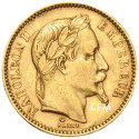 20 Francs Or Napoléon III Tête Laurée