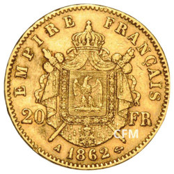 20 Francs Or Napoléon III Tête Laurée