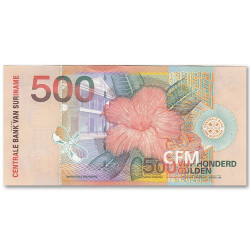 Billet 500 Gulden Suriname 2000